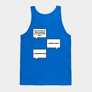 Koreaboo-boo Text Tank Top